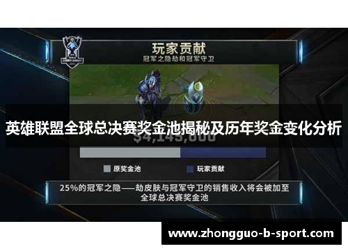 英雄联盟全球总决赛奖金池揭秘及历年奖金变化分析 英雄联盟全球总决赛奖金池揭秘及历年奖金变化分析
