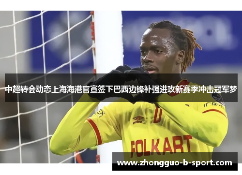 中超转会动态上海海港官宣签下巴西边锋补强进攻新赛季冲击冠军梦